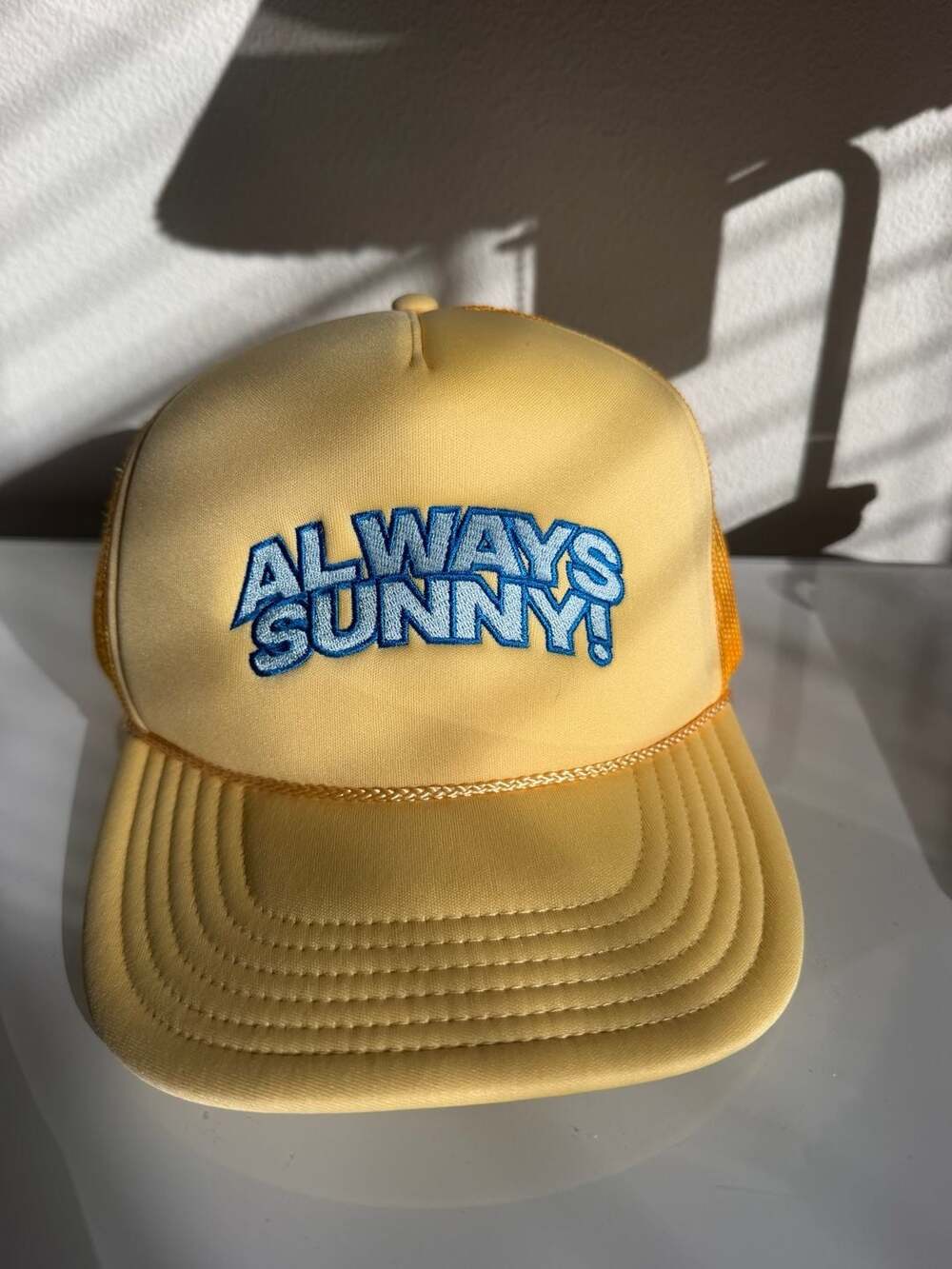 Daily Drills Always Sunny Yellow Trucker Hat